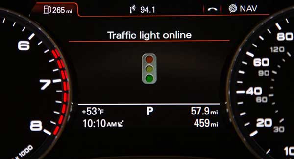 Audis Traffic Light Information System